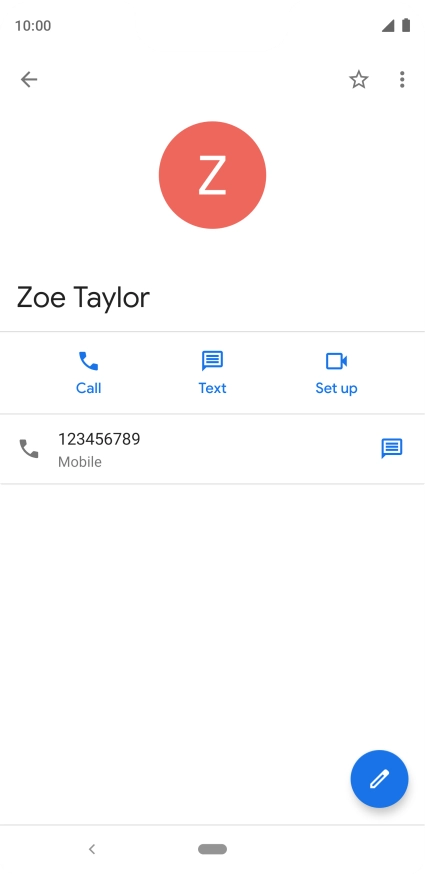 Press the Home key to return to the home screen.