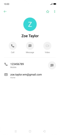 Press the call icon next to the required number.