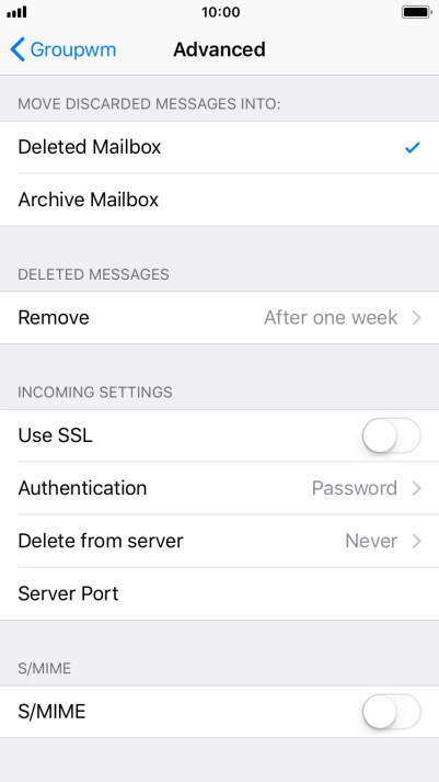 Press Authentication.