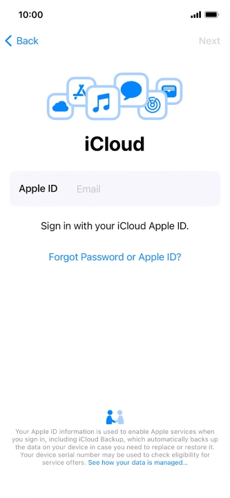 Press the field next to 