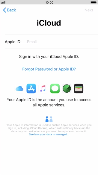 Press the field next to 