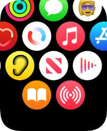 Press the music player icon.