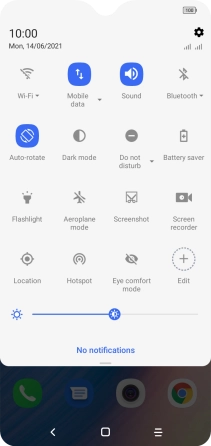 Press Battery saver to turn on the function.