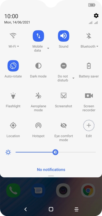 Press Battery saver to turn on the function.