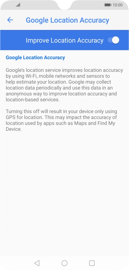 If you press the indicator next to 