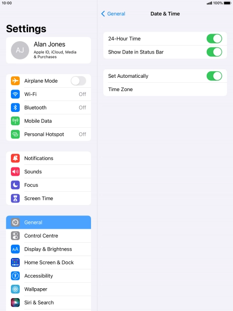 Press the Home key to return to the home screen.