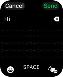 Press the input icon.