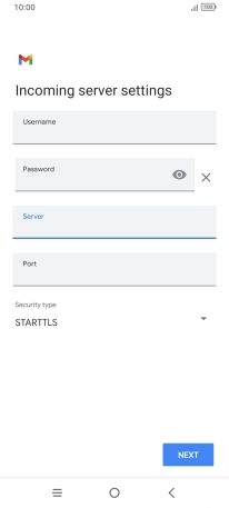 Press the field below 