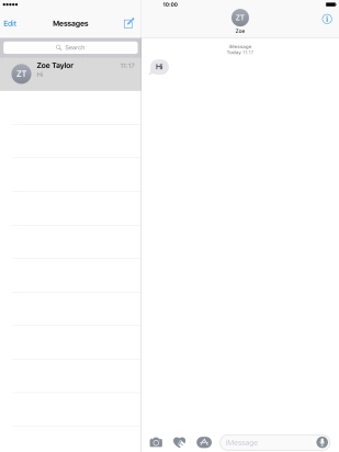 Press the Home key to return to the home screen.