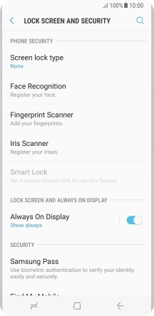Press the Home key to return to the home screen.
