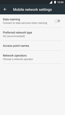 Press Access point names.