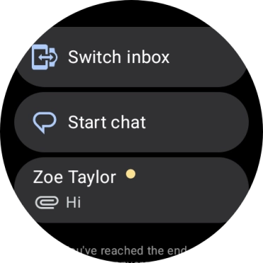 Press the required picture message.