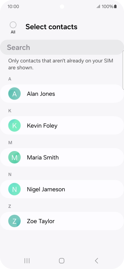 Press the field above 