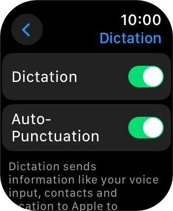 Press the Digital Crown twice to return to the home screen.