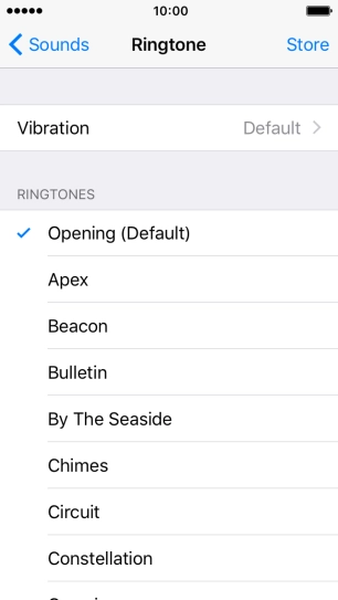 Press the required ring tones to hear them.
