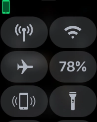 Press the find phone icon to send a signal to your phone.