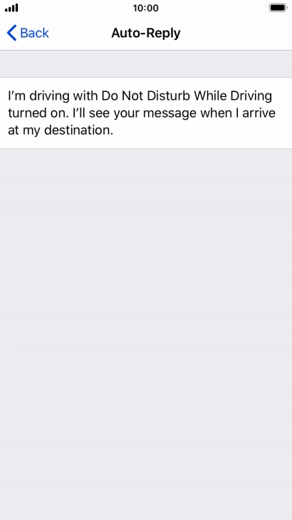 Press the Home key to return to the home screen.