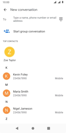 Press the field next to 