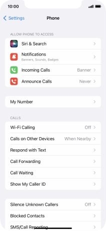 Press Show My Caller ID.