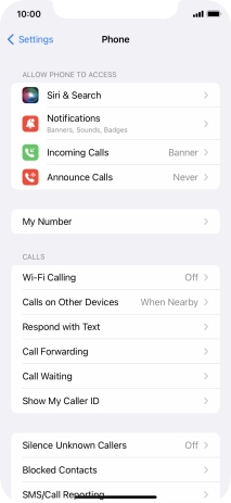 Press Show My Caller ID.