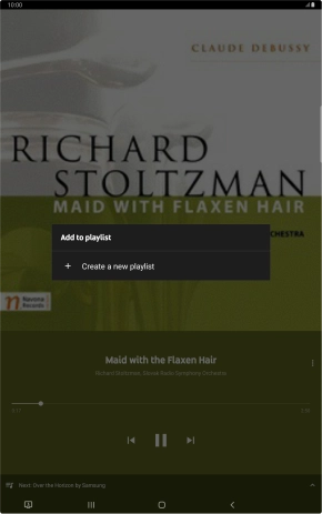 Press Create a new playlist.