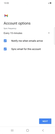 Press the drop down list below 