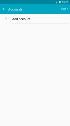 Press Add account.