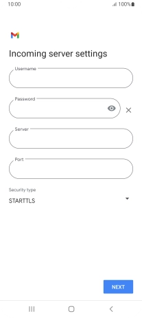 Press the field below 