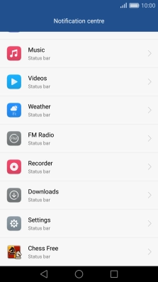 Press the required app.