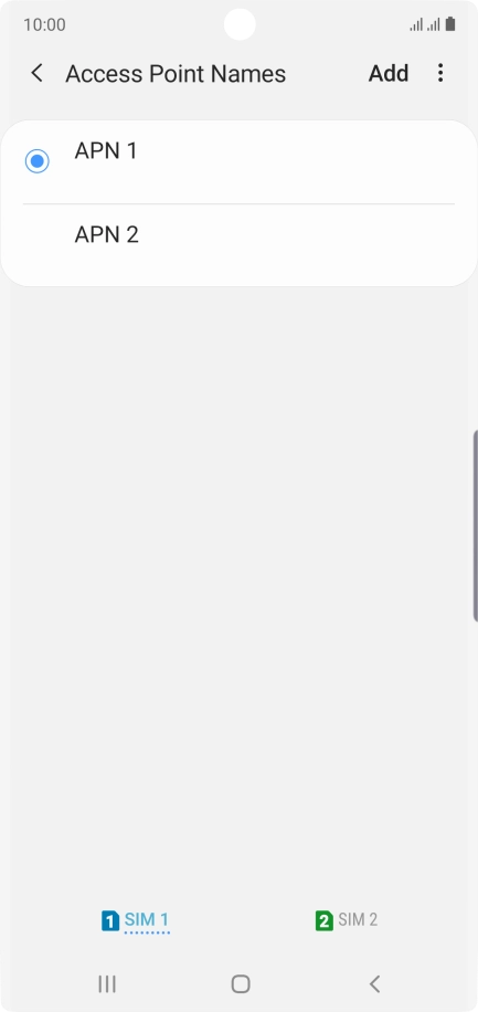 Press the Home key to return to the home screen.