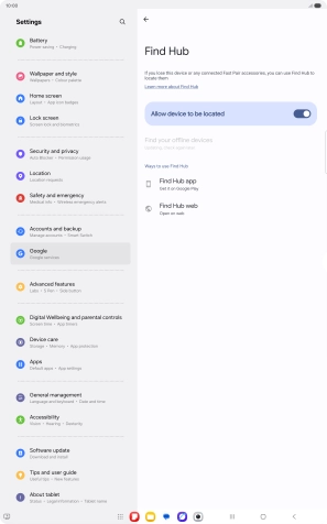 Press the Home key to return to the home screen.