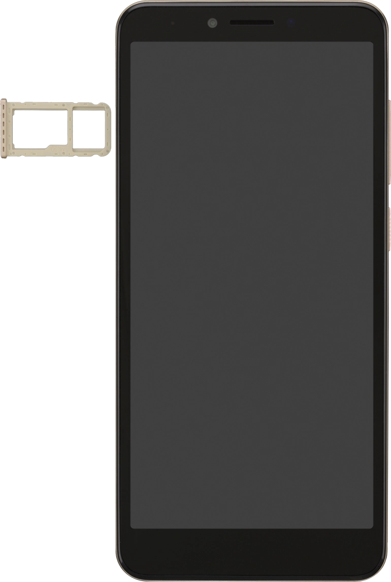 Turn your SIM so the angled corner of the SIM matches the angled corner of the SIM holder.