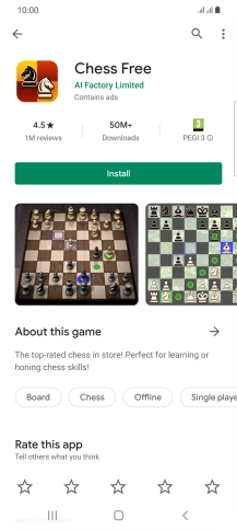 Press the Home key to return to the home screen.