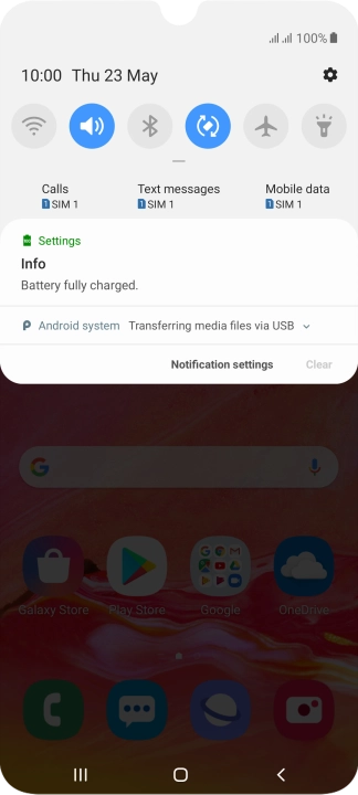 Press Android system.