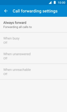 Press the Home key to return to the home screen.