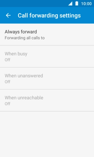 Press the Home key to return to the home screen.