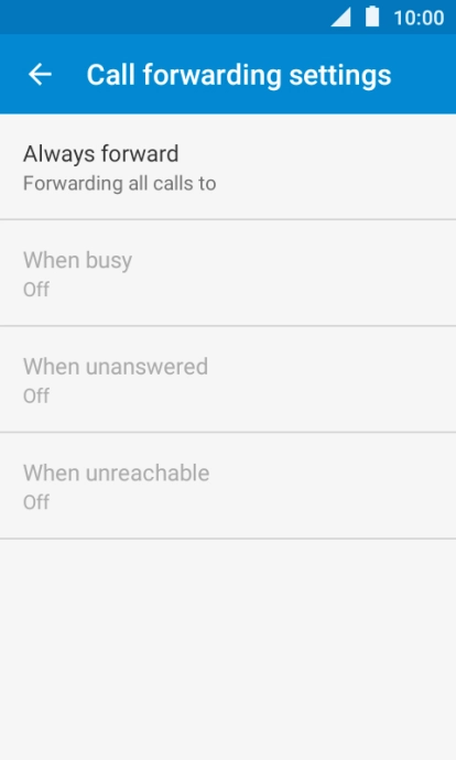 Press the Home key to return to the home screen.
