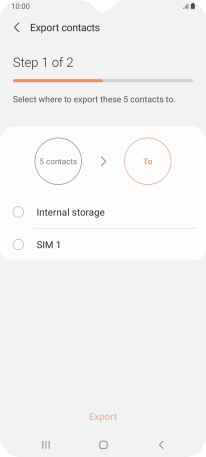 Press the name of the SIM.