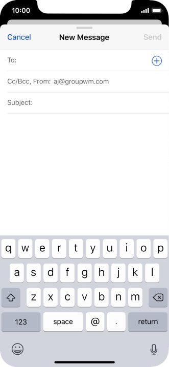 Press the field next to 