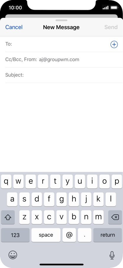 Press the field next to 