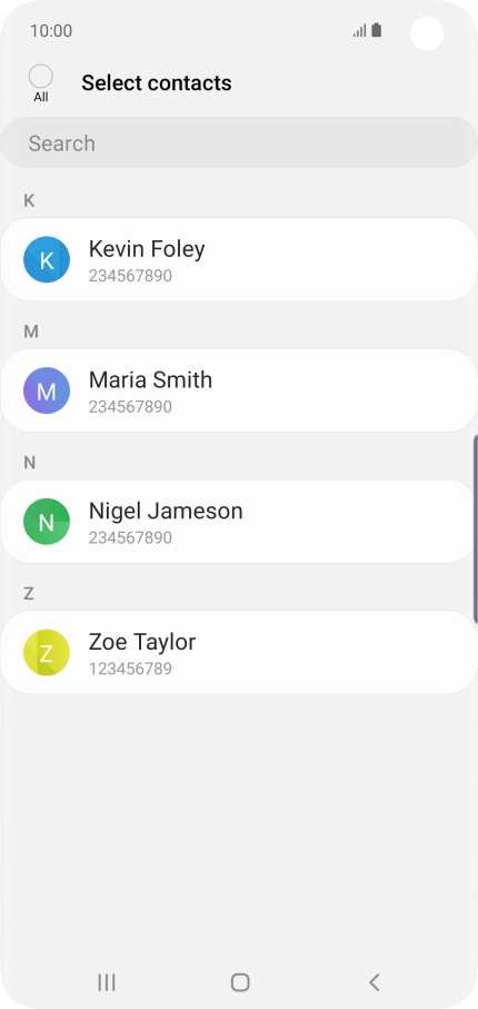 Press the field above 