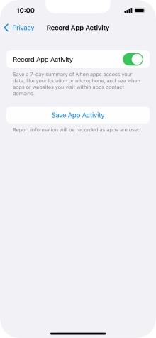 Press Save App Activity.