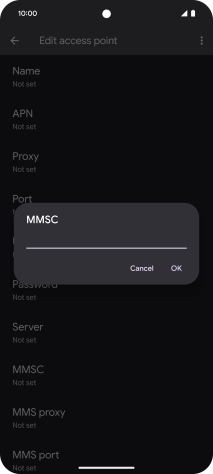 Key in http://pxt.vodafone.net.au/pxtsend and press OK.