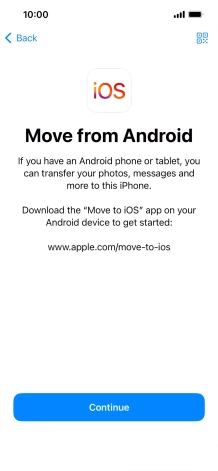 To transfer content to your phone, you need to install the app 