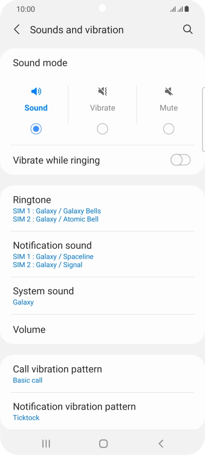 Press Ringtone.