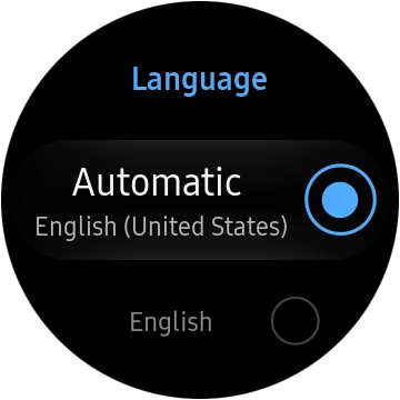 Press the required language.