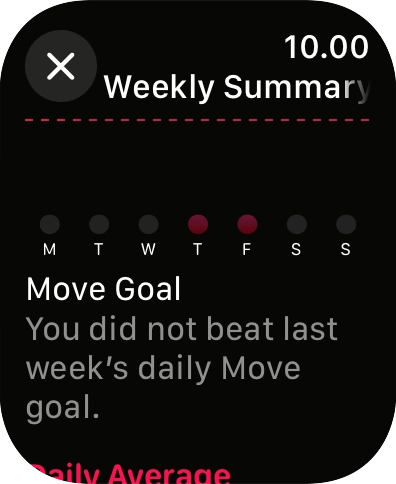 Press the Digital Crown several times to return to the main menu.