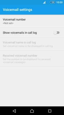 Press Voicemail number.