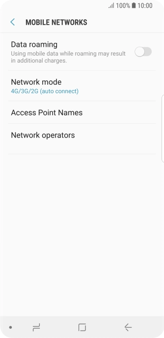 Press Access Point Names.