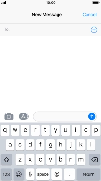 Press To and key in the first letters of the recipient's name.